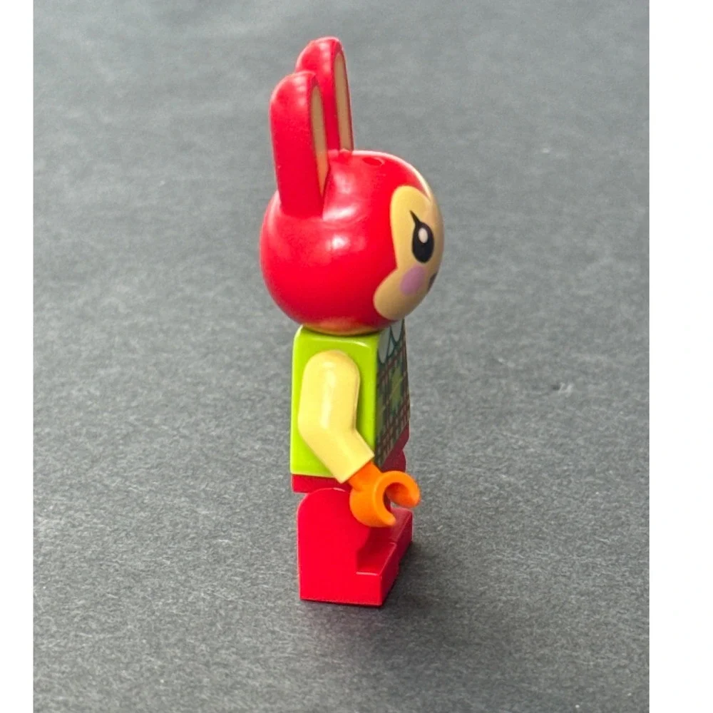 LEGO Animal Crossing Bunnie Minifigure Red Rabbit Villager 77047 77050